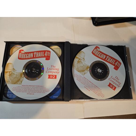 Oregon Trail: 4th Edition PC 1999 The Learning Company 3 CD Set Vintage - Picture 4 of 4